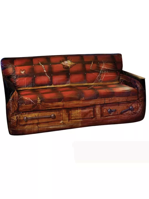 Photo du produit Décoration plastique squelette canapé 75 x 150 cm Halloween