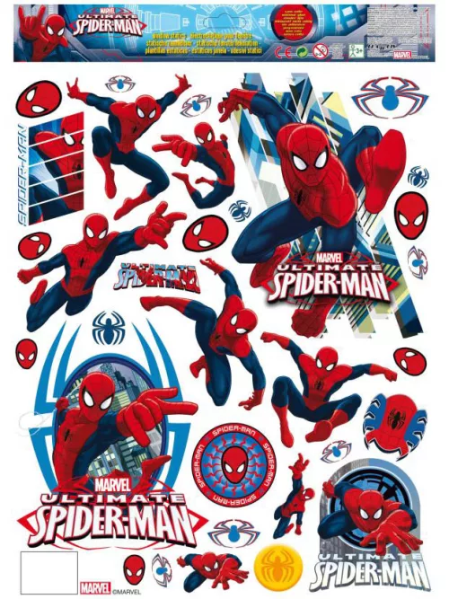 Photo du produit Décorations pour fenêtres Spiderman 42 x 30 cm