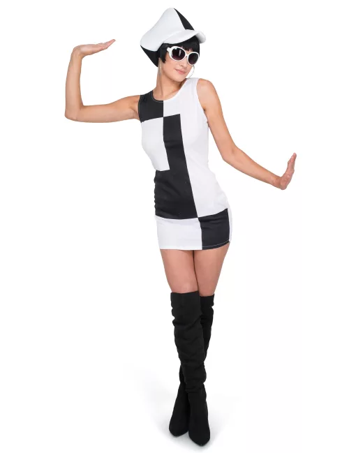 Photo du produit Déguisement disco bicolore femme