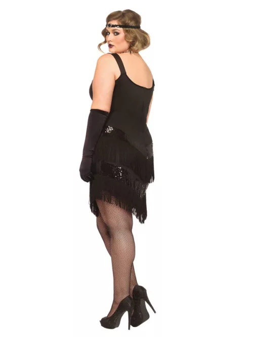 Photo du produit Déguisement années 20 avec franges et sequins femme