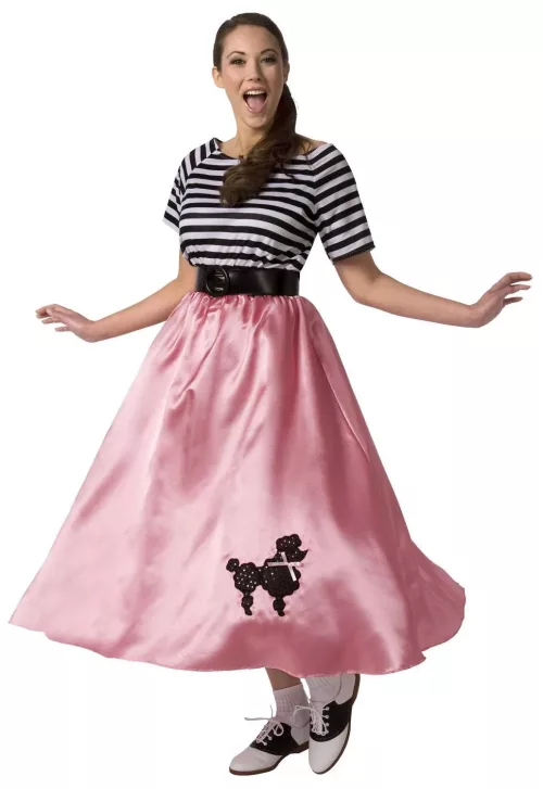 Photo du produit Déguisement années 50 rose femme