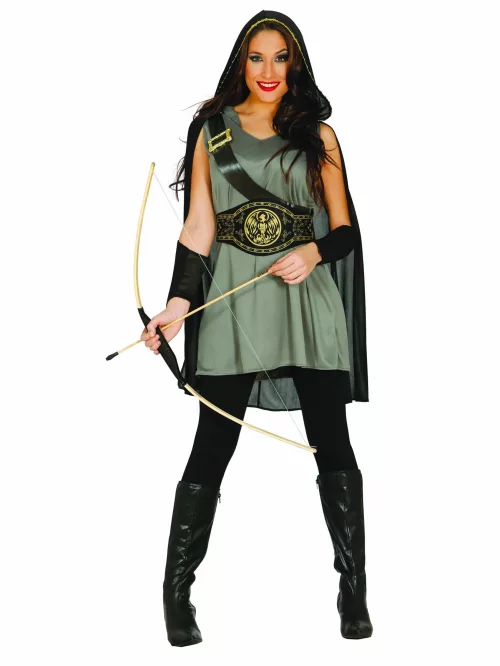 Photo du produit Déguisement archer gris femme