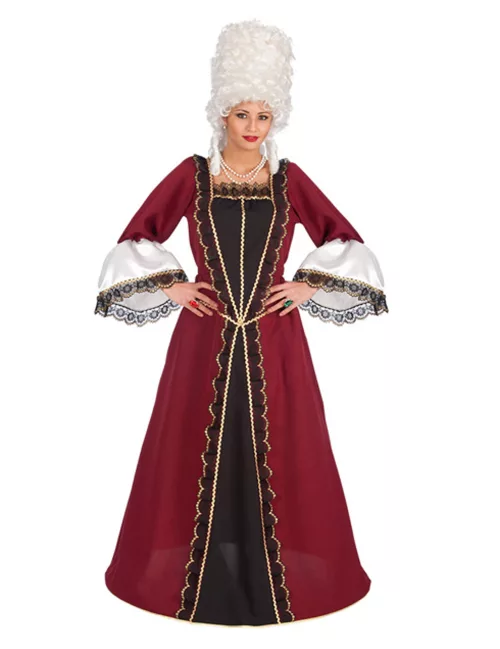 Photo du produit Déguisement baroque bordeaux femme