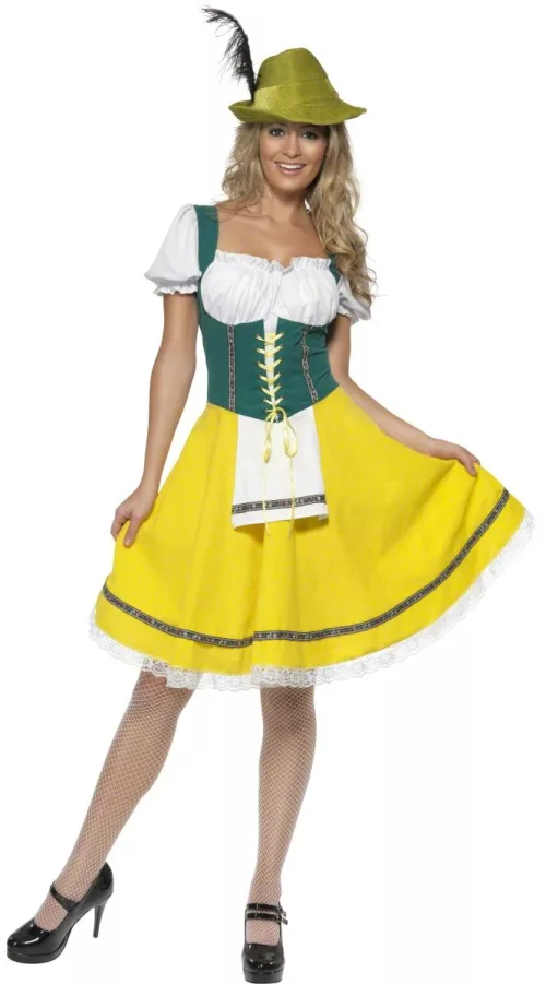 Photo du produit Déguisement bavaroise jaune femme