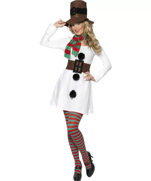 Photo du produit Déguisement bonhomme de neige femme Noël