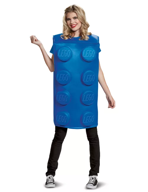 Photo du produit Déguisement brique Lego® bleue adulte