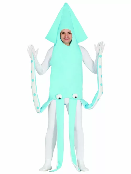 Photo du produit Déguisement calamar bleu adulte