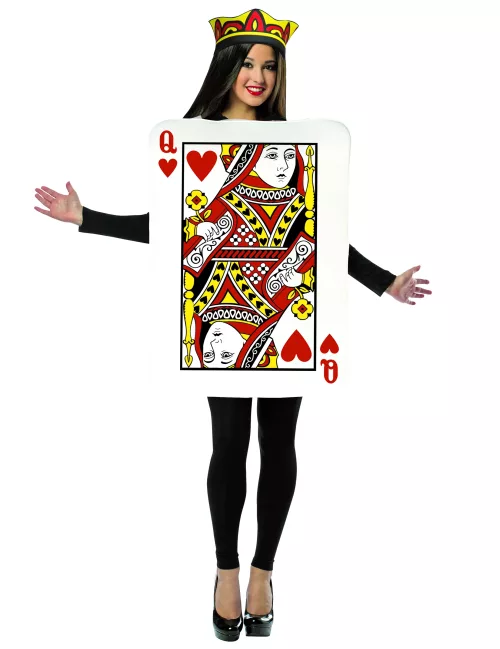 Photo du produit Déguisement carte reine de coeur femme