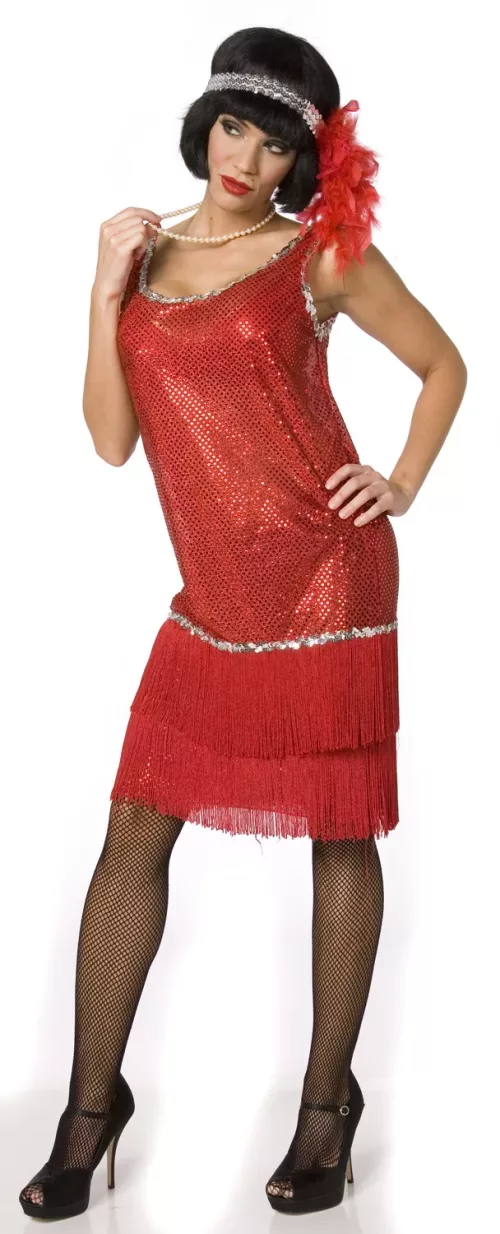 Photo du produit Déguisement charlestonrouge à paillettes femme