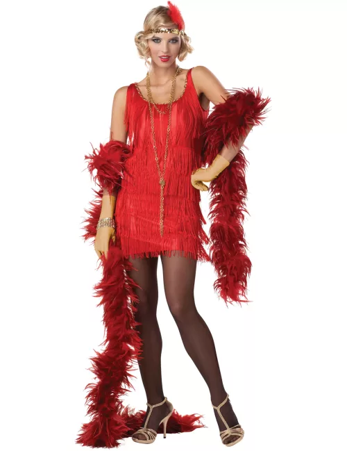 Photo du produit Déguisement Charleston Rouge pour femme