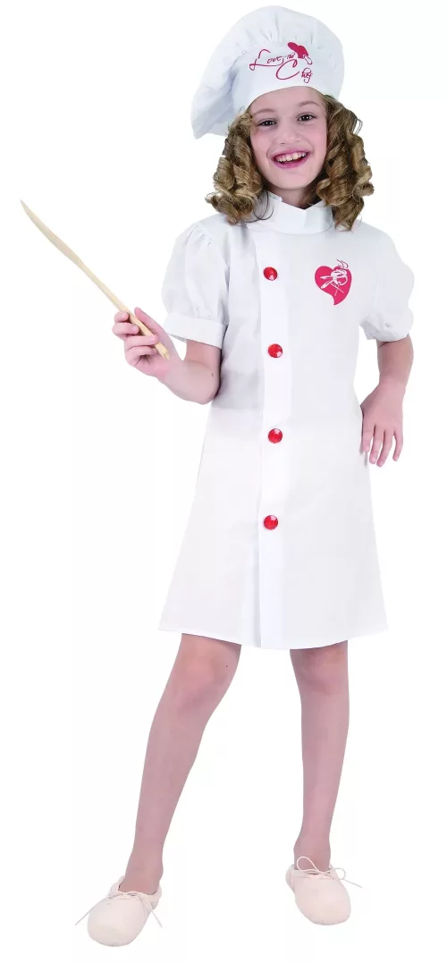 Photo du produit Déguisement chef cuisinier fille