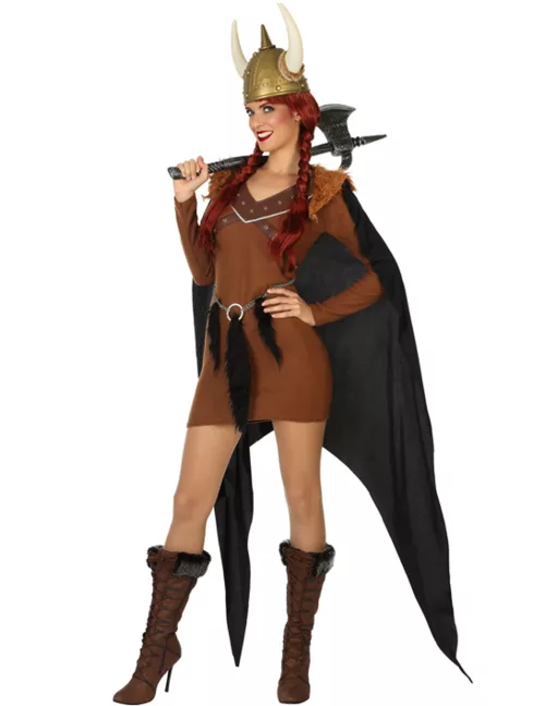 Photo du produit Déguisement chef de tribu viking femme