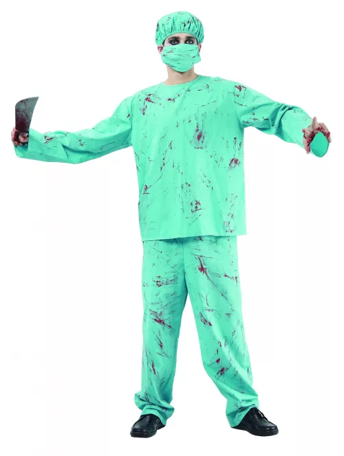 Photo du produit Déguisement chirurgien zombie Halloween adulte
