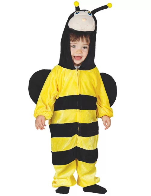 Photo du produit Déguisement combinaison abeille avec capuche bébé