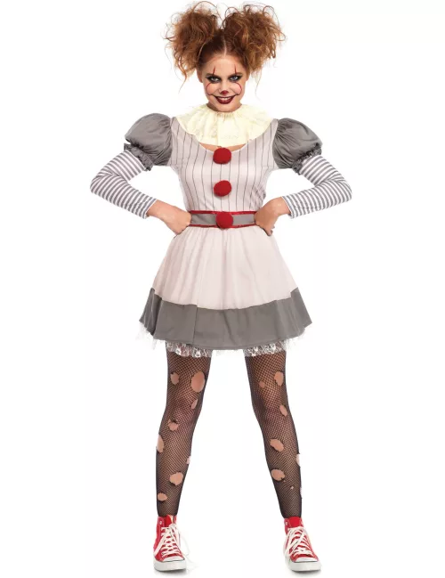 Photo du produit Déguisement creepy clown femme
