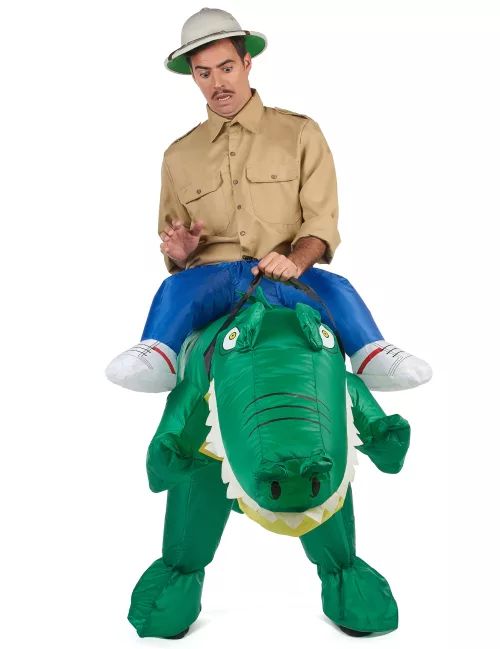 Photo du produit Déguisement crocodile gonflable adulte