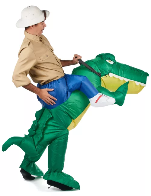Photo du produit Déguisement crocodile gonflable adulte