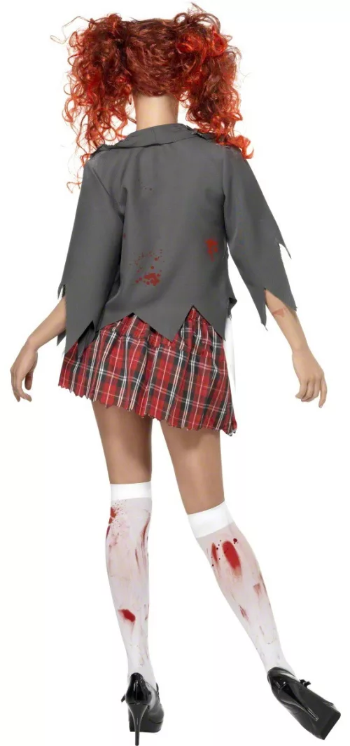 Photo du produit Déguisement écolière zombie Halloween femme