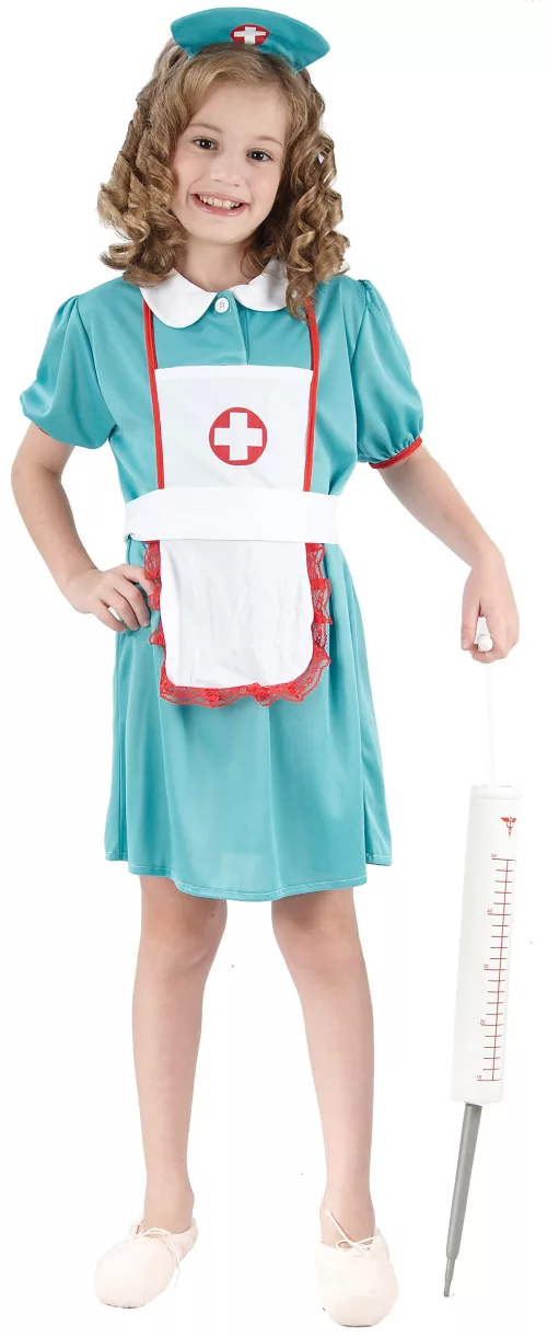 Photo du produit Déguisement infirmière vert fille