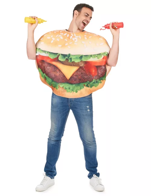 Photo du produit Déguisement de burger adulte