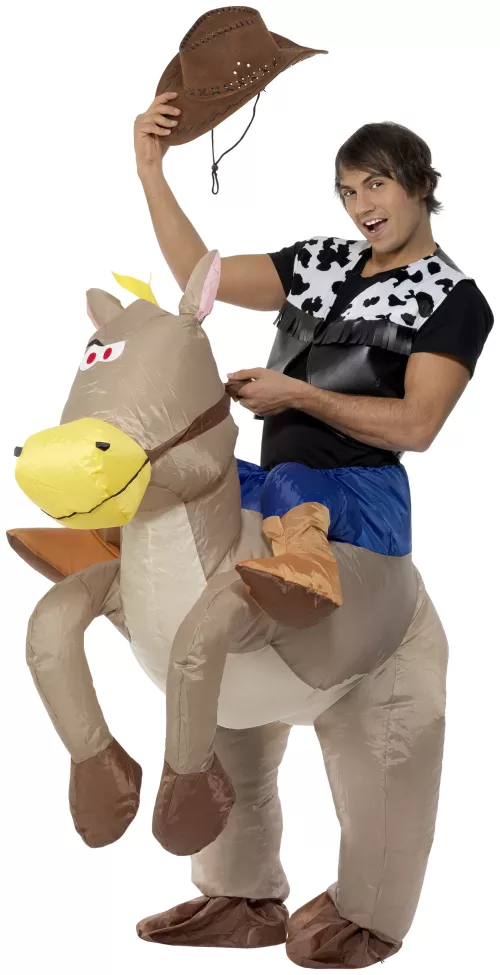 Photo du produit Déguisement cheval gonflable adulte