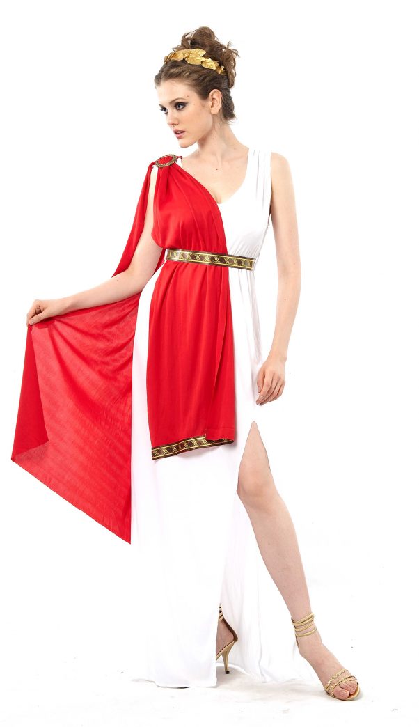 Photo du produit Déguisement déesse romaine à drapé femme