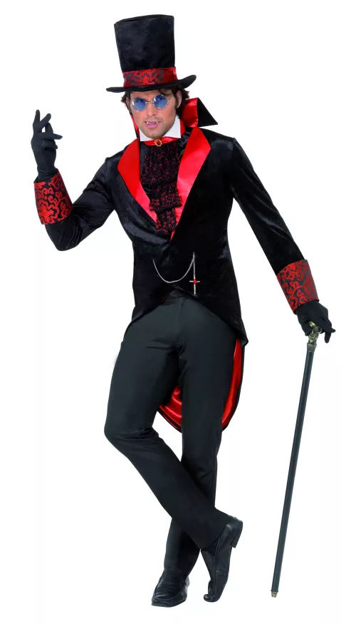 Photo du produit Déguisement Dracula effet satin homme Halloween