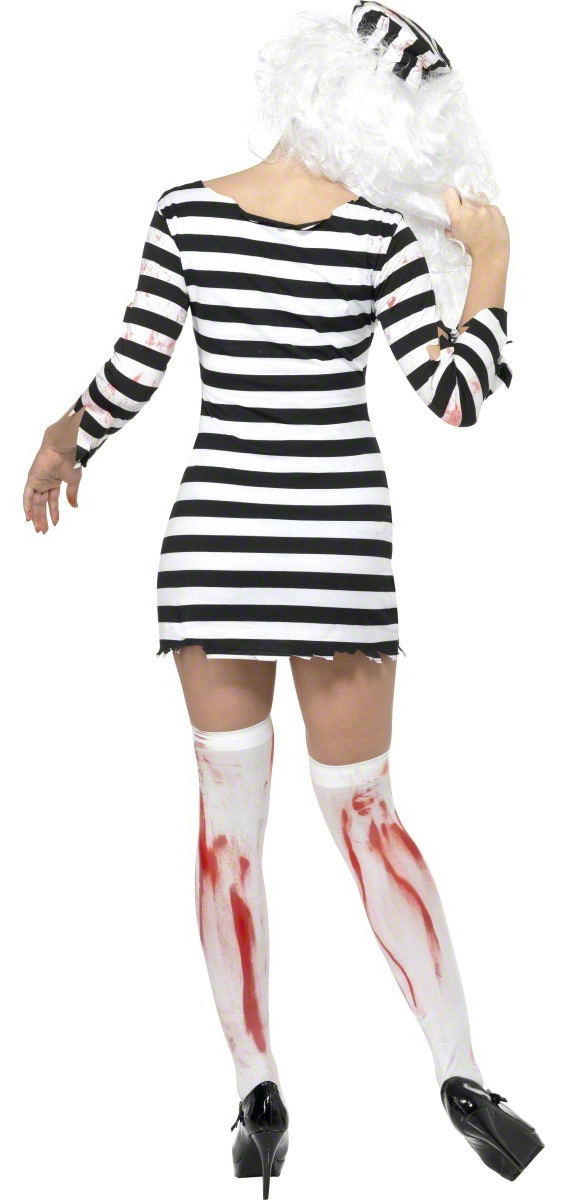 Photo du produit Déguisement zombie prisonnière femme Halloween