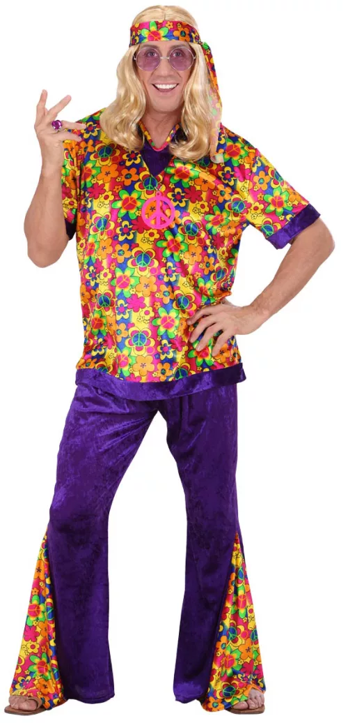 Photo du produit Déguisement hippie effet velours homme