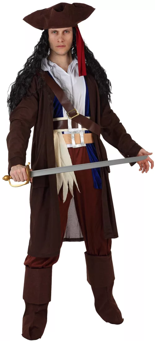 Photo du produit Déguisement pirate gilet marron homme