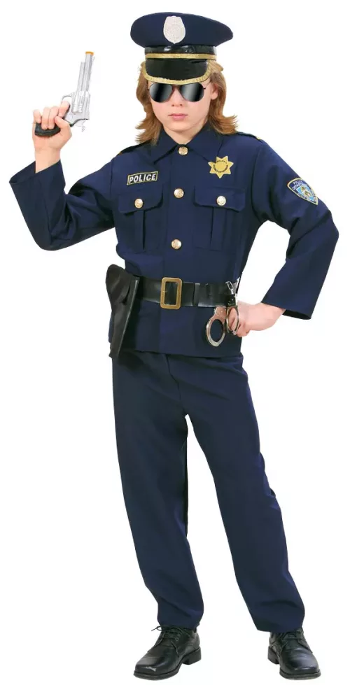 Photo du produit Déguisement policier bleu marine garçon