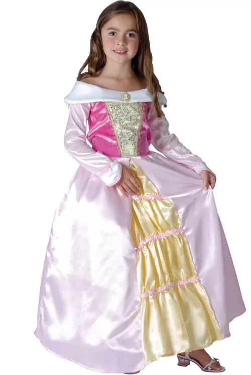 Photo du produit Déguisement princesse robe satinée fille