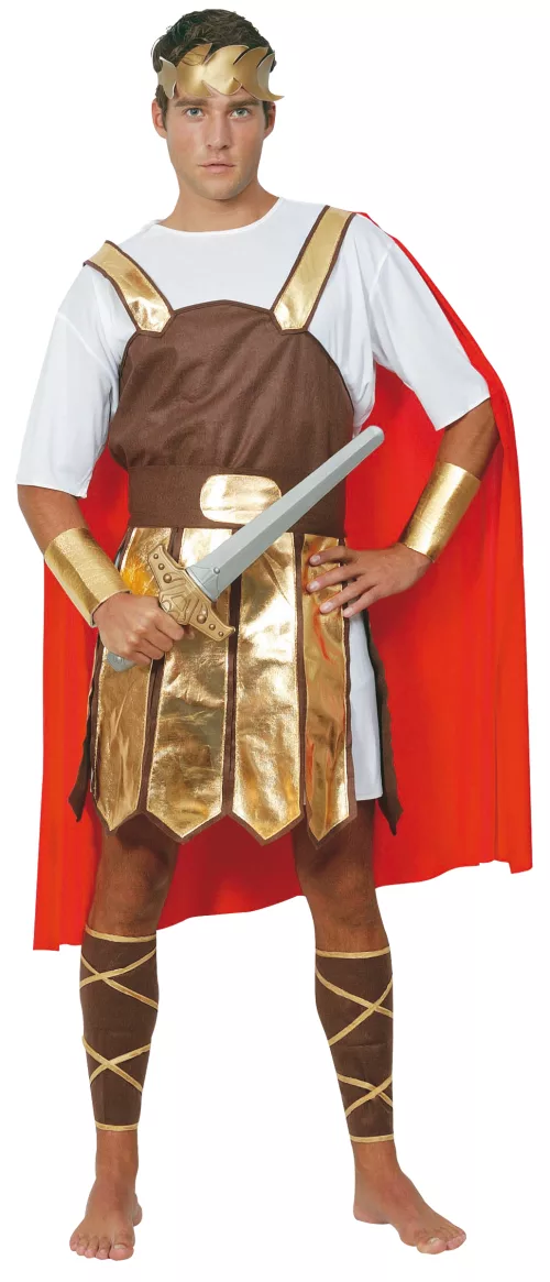 Photo du produit Déguisement gladiateur romain cape rouge homme