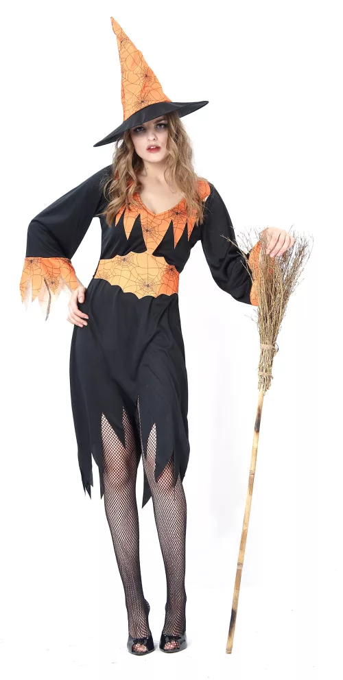 Photo du produit Déguisement sorcière araignée femme Halloween