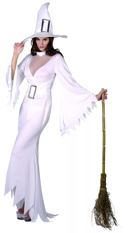 Photo du produit Déguisement sorcière blanche femme Halloween