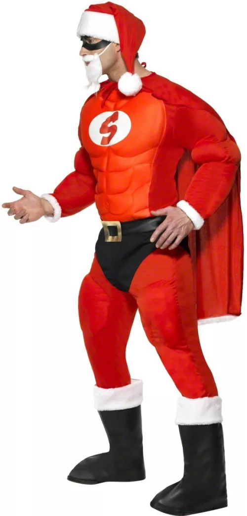 Photo du produit DéguisementPère Noëlhomme musclé