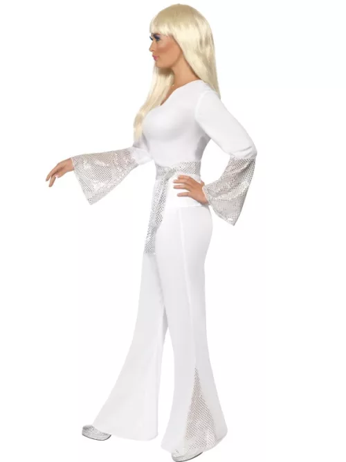 Photo du produit Déguisement disco blanc femme