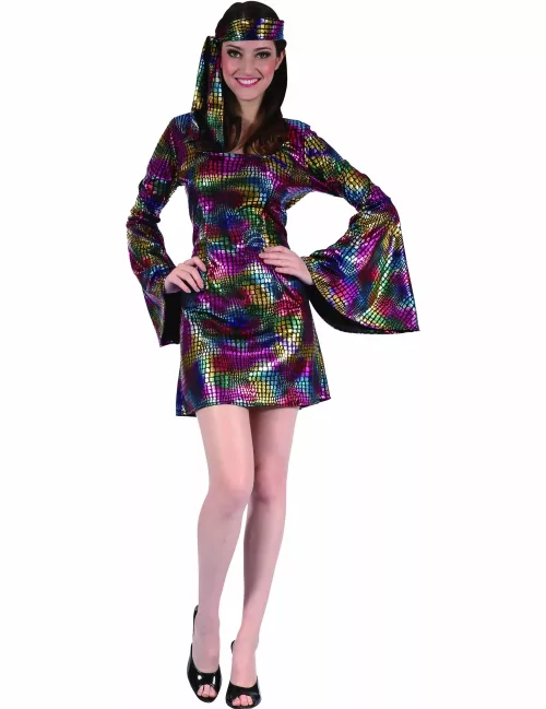 Photo du produit Déguisement disco multicolore femme