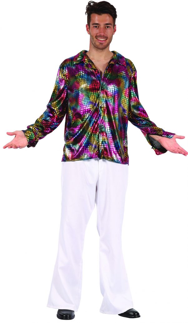 Photo du produit Chemise disco homme multicolore