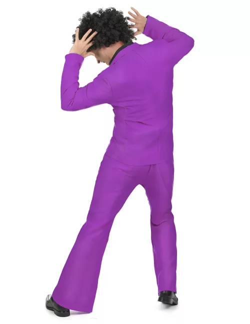 Photo du produit Déguisement disco violet adulte