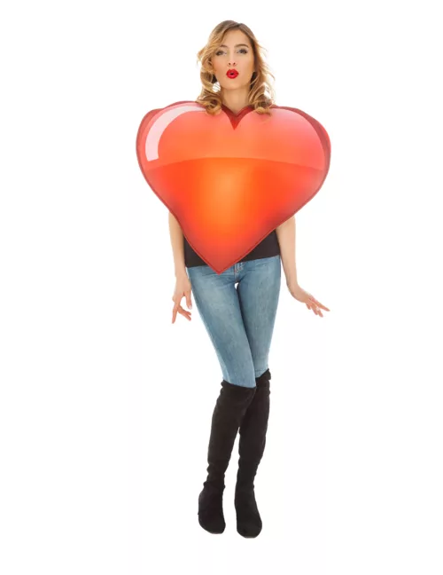 Photo du produit Déguisement Emoji coeur adulte