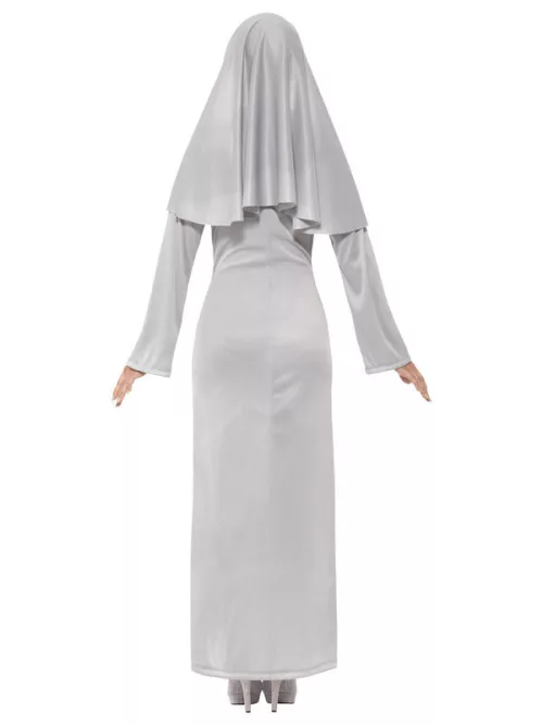 Photo du produit Déguisement fantôme religieuse femme Halloween