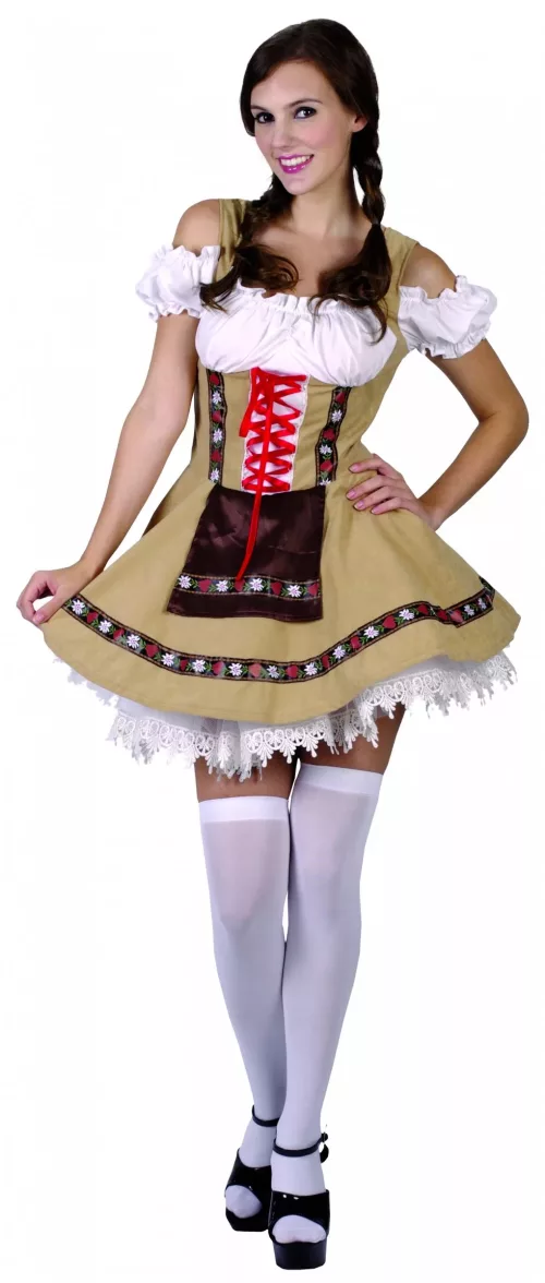 Photo du produit Déguisement bavaroise beige femme