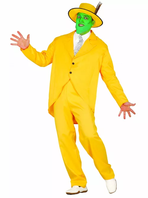 Photo du produit Déguisement gangster jaune adulte