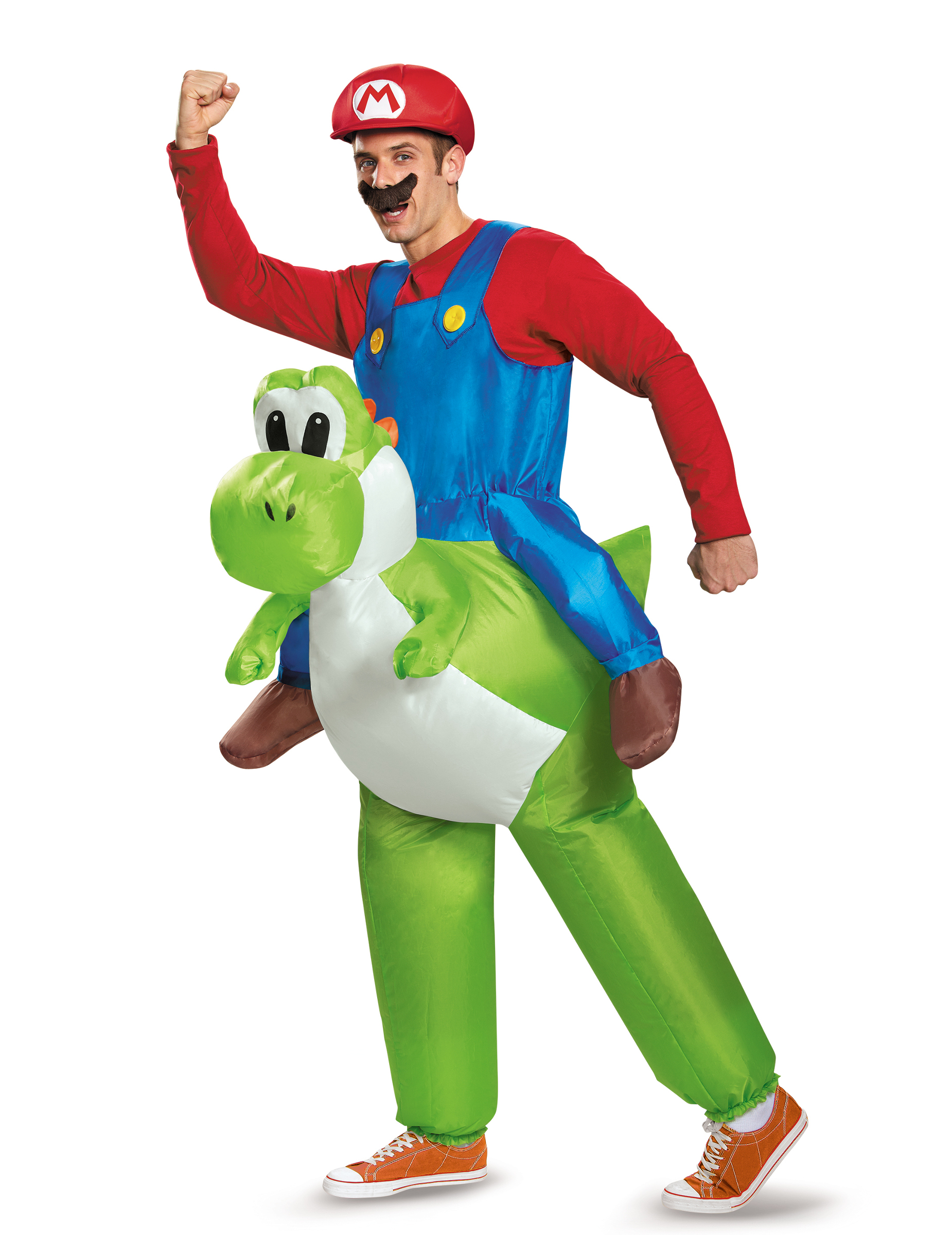 Déguisement gonflable Mario sur Yoshi Nintendo® adulte – Aussitôt Fêtes