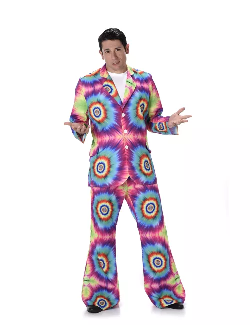 Photo du produit Déguisement hippie psychédélique homme