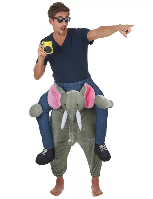 Photo du produit Déguisement homme à dos d'éléphant adulte