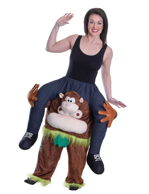 Photo du produit Déguisement homme à dos de singe adulte
