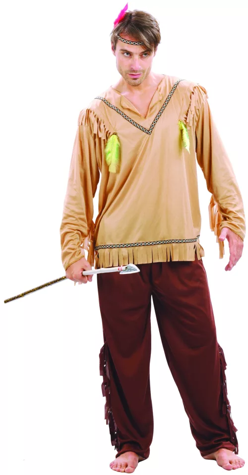 Photo du produit Déguisement indien marron et liseré homme