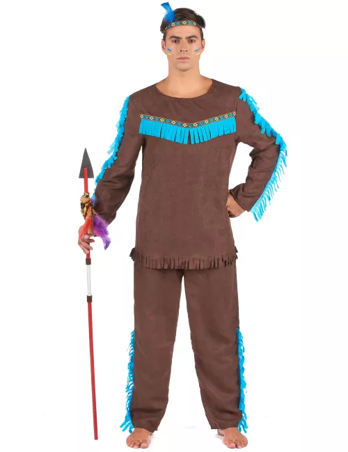 Photo du produit Déguisement indien marron homme